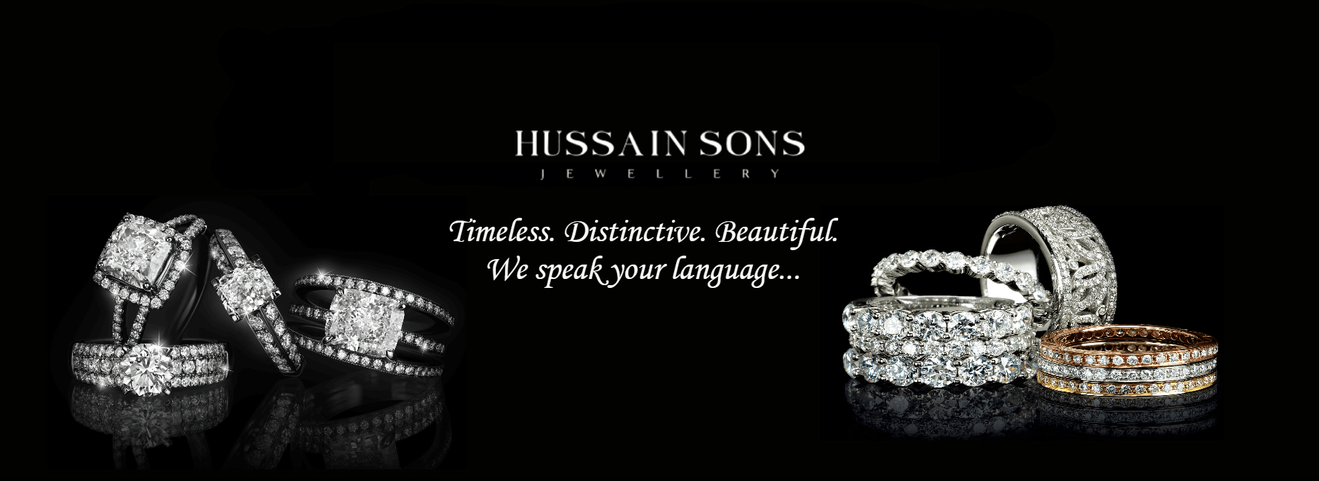 Hussain son jewellery banner